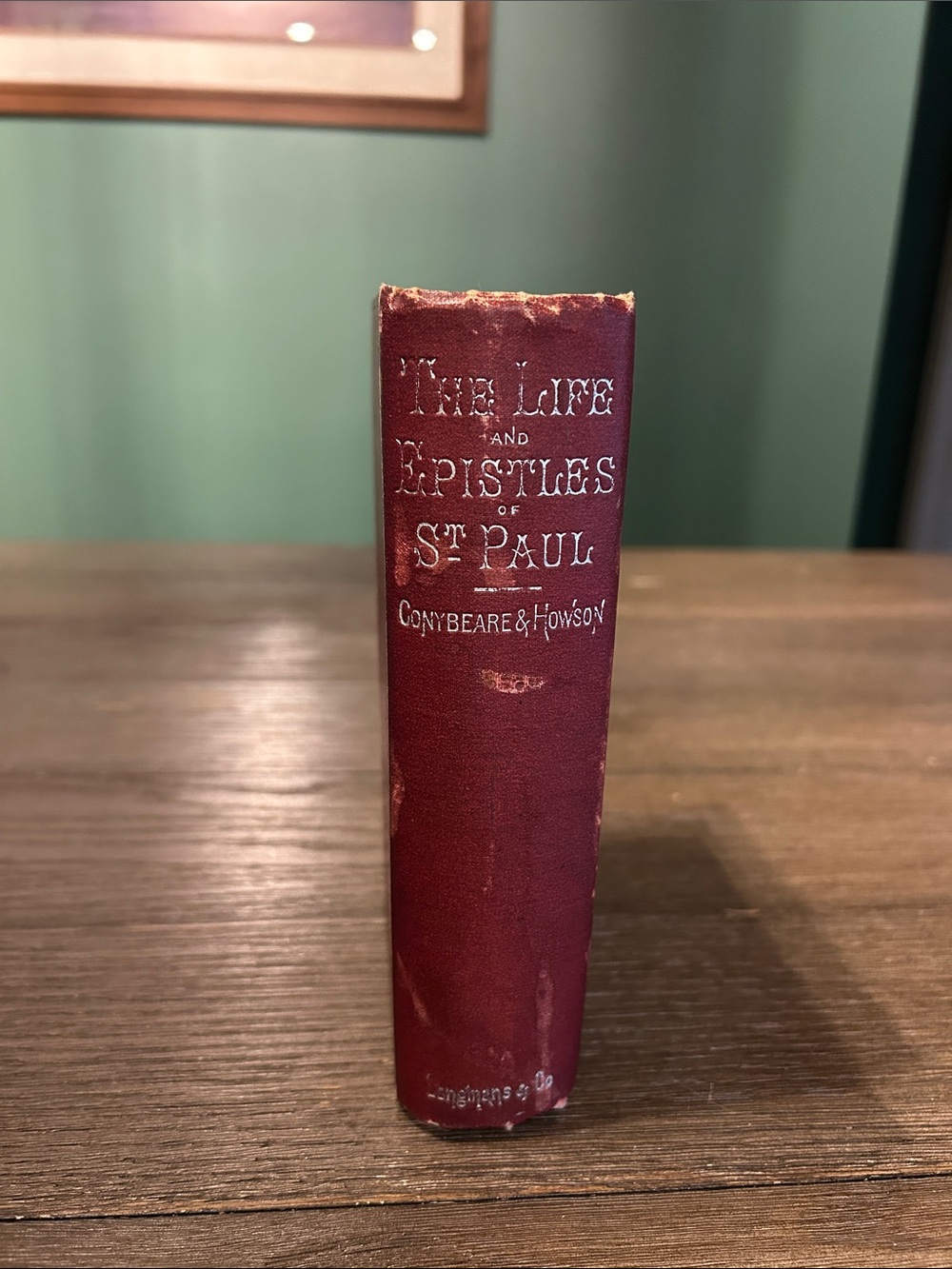 Antiquarian book The Life and Epistles of St Paul the Rev W J Conybeare 1892